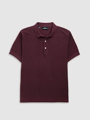 Rodd & Gunn Red Masons Flat Knit Polo Shirt - Image 4 of 5