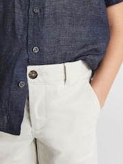 Reiss Chalk Wicket Junior Casual Chinos Shorts - Image 4 of 6