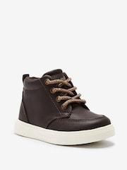 Chocolate Brown Warm Lined Chukka Boots - Image 2 of 4