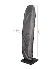 Aerocover Grey Free Arm Parasol 240 x 68cm - Image 1 of 4