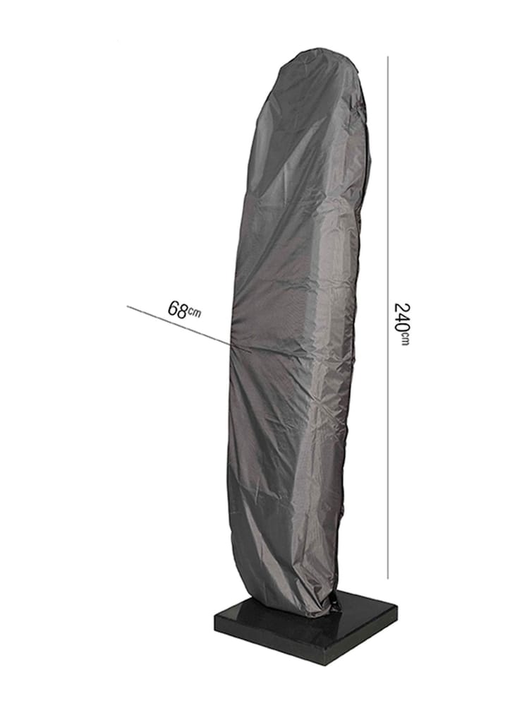 Aerocover Grey Free Arm Parasol 240 x 68cm - Image 1 of 4