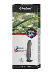 Aerocover Grey Free Arm Parasol 240 x 68cm - Image 2 of 4