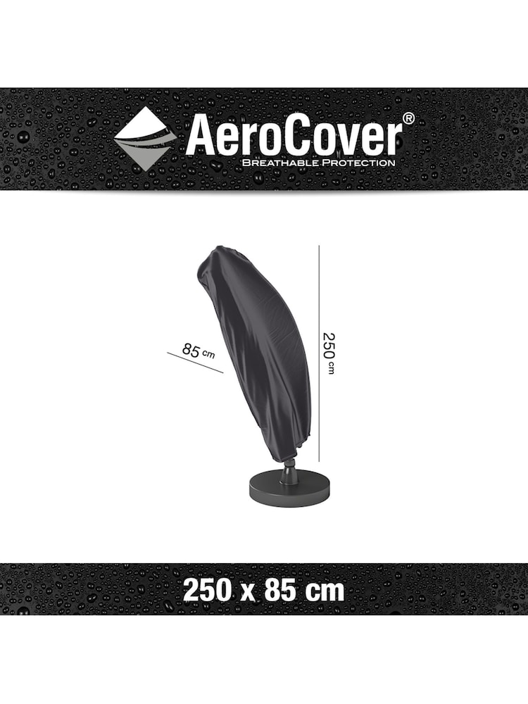 Aerocover Grey Free Arm Parasol 250 x 85cm - Image 2 of 3