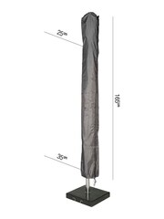 Aerocover Grey Parasol 165 x 25/35cm - Image 1 of 4