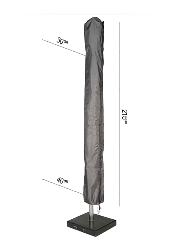 Aerocover Grey Parasol 215 x 30/40cm - Image 1 of 4
