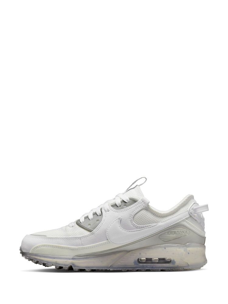 Blanc - Nike Air Max Terrascape 90 Baskets - Image 4 of 10