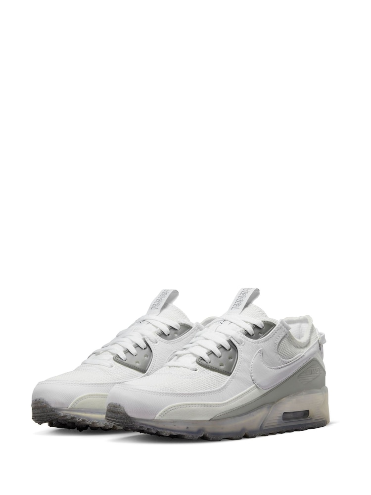 Blanc - Nike Air Max Terrascape 90 Baskets - Image 6 of 10