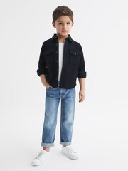 Reiss Quay Junior Stonewash Tapered-Jeans in Slim Fit - Bild 3 von 5