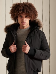 Смолянисто-черный - Куртка "пилот" Superdry Everest - Image 1 of 5