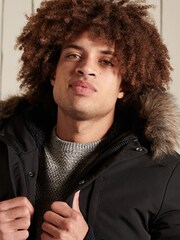 Смолянисто-черный - Куртка "пилот" Superdry Everest - Image 4 of 5