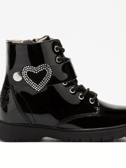 Lelli Kelly Stella Heart Black Boots - Image 3 of 5