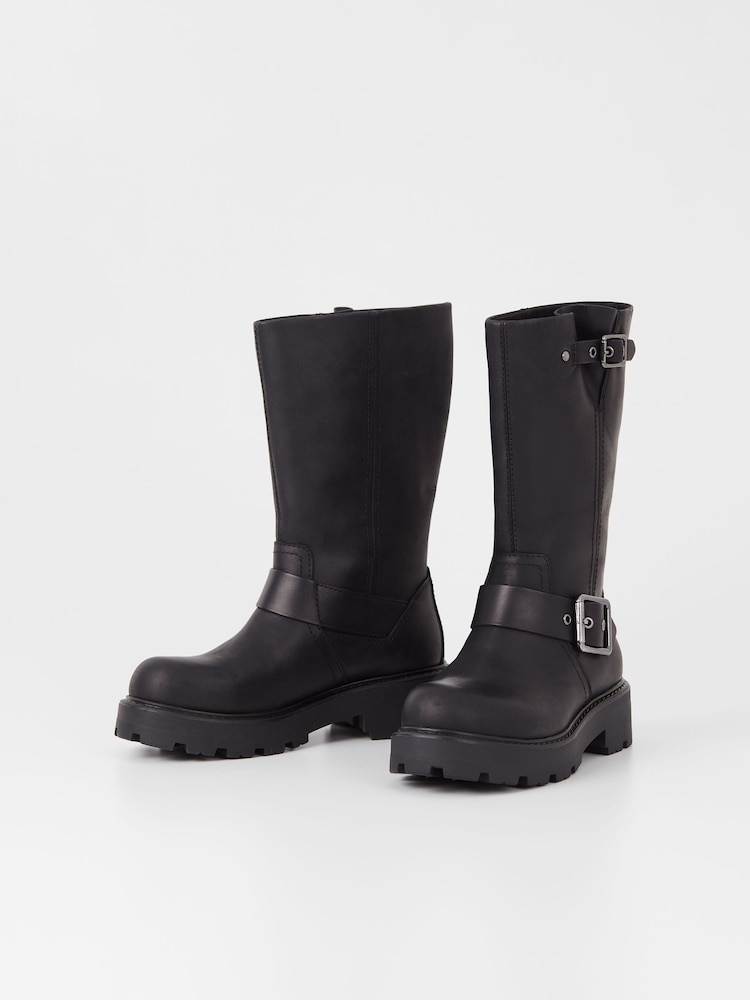 Vagabond Shoemakers Cosmo Biker Black Boots - Image 2 of 3