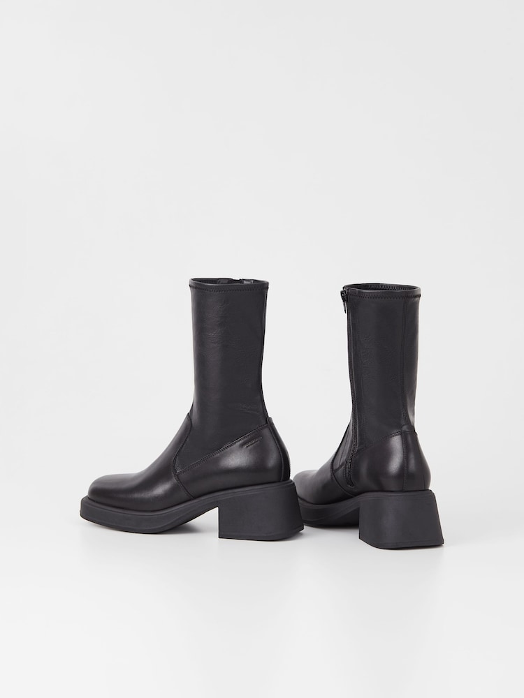 Vagabond Shoemakers Dorah Ankle Stretch Black Boots - Image 3 of 3 Vagabond Shoemakers Dorah Ankle Stretch Black Boots - Image 3 of 3