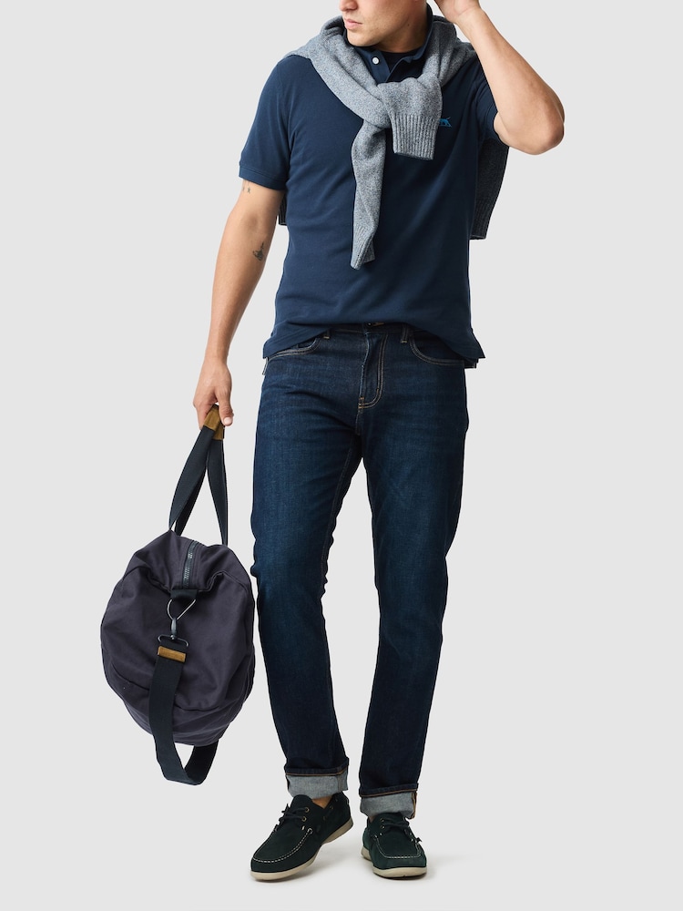 Rodd & Gunn Blue The Gunn Polo Shirt - Image 2 of 4