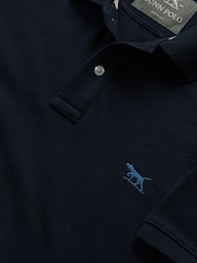 Rodd & Gunn Blue The Gunn Polo Shirt - Image 4 of 4