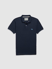 Rodd & Gunn Navy Blue The Gunn Polo Shirt - Image 5 of 6