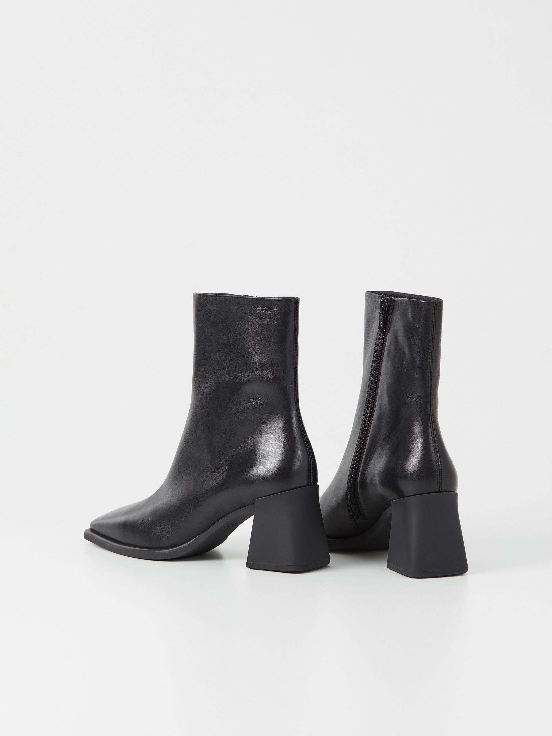 Vagabond black booties hotsell