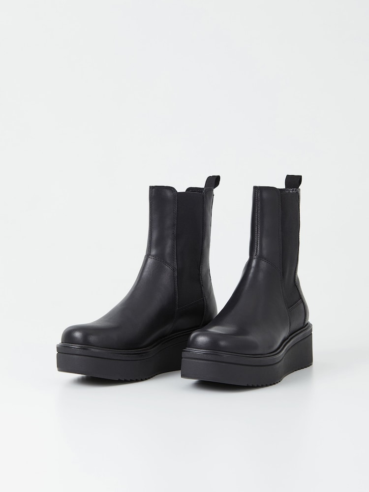 Vagabond Shoemakers Tara Flatform Chelsea Black Boots - Image 2 of 3