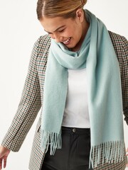 Мятный зеленый - Шарф из Luxe из 30% кашемира - Image 1 of 7