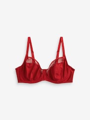 Red/Black/Cream DD+ Non Pad Full Cup Bras 3 Packs - Image 4 of 5