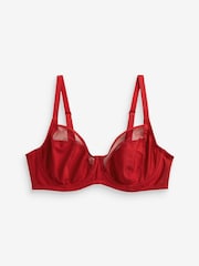 Red/Black/Cream DD+ Non Pad Full Cup Bras 3 Packs - Image 5 of 5