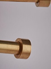 Cox & Cox Brass Double Arm Antique Towel Rail - Image 2 of 4
