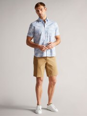 Ted Baker Brown Ashfrd Chino Shorts - Image 3 of 5