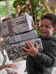 Szary - Soft Touch Teddy Borg Fleece All-In-One (3-16yrs) - Image 8 of 11