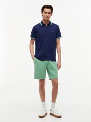 Tommy Hilfiger Blue Regular Fit Tipped Polo Shirt - Image 3 of 5
