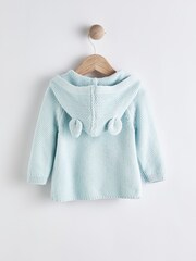 Blau - Baby Strickjacke mit Bärendesign (0 Monate bis 2 Jahre) - Bild 2 von 4