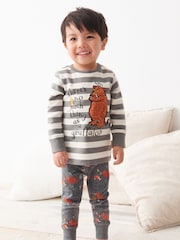 Grey/White Gruffalo 100% Cotton Snuggle Pyjamas (9mths-9yrs) - Image 1 of 4