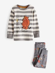 Grey/White Gruffalo 100% Cotton Snuggle Pyjamas (9mths-9yrs) - Image 2 of 4
