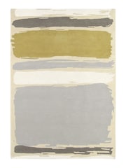 Sanderson Yellow Abstract Rug - Image 2 of 4