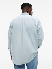 Tommy Hilfiger Green Plus Regular Fit Flag Embroidery Oxford Shirt - Image 3 of 5