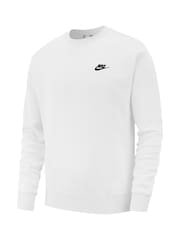 Nike White Club Crew Sweatshirt - Image 7 of 8