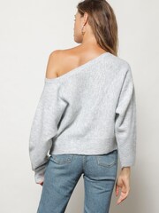 Line & Dot Grey Tamar Sweater Top - Image 2 of 4