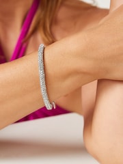 Silver Tone Sparkle Bracelet - Image 2 of 4