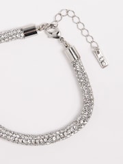 Silver Tone Sparkle Bracelet - Image 4 of 4