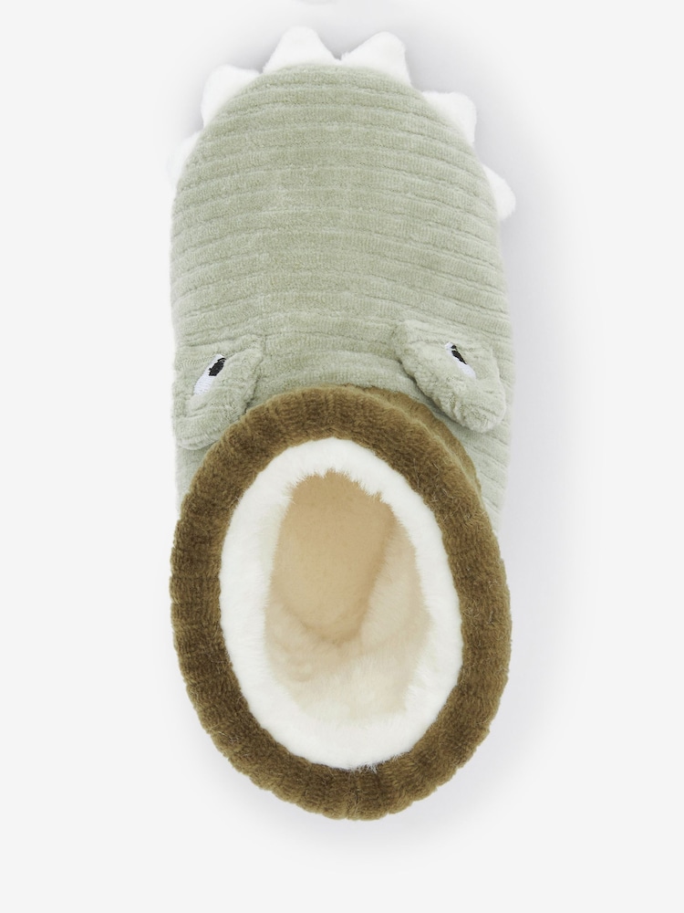 Green Croc Warm Lined Slipper Boots - Image 3 of 5