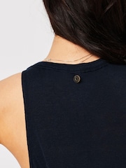 Superdry Vintage Sommerkleid aus Spitze mit Racerback, Blau - Bild 4 von 4