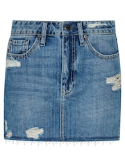 Superdry Vintage Denim-Minirock, Blau - Bild 6 von 6