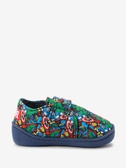 Marvel Avengers Grey Touch Fastening Cupsole Slippers - Image 1 of 4