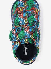Marvel Avengers Grey Touch Fastening Cupsole Slippers - Image 3 of 4