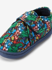 Marvel Avengers Grey Touch Fastening Cupsole Slippers - Image 4 of 4