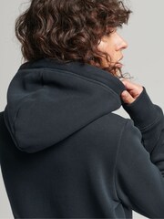 modra - Superdry s kapuco, zadrgo in izvezenim vintage logotipom  - Slika 9 iz 12