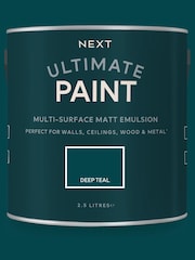 Mid Teal Blue Ultimate® Multi-Surface Peel & Stick Paint Sample - Image 1 of 5