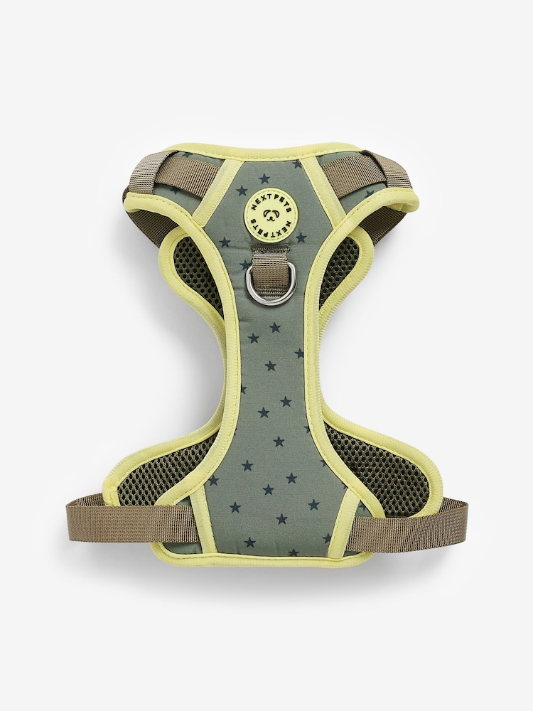 Khaki Green Star Dog Harness - Image 1 of 8