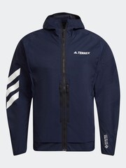 adidas Blue Terrex Skyclimb Gore Soft Shell Ski Touring Jacket - Image 7 of 7