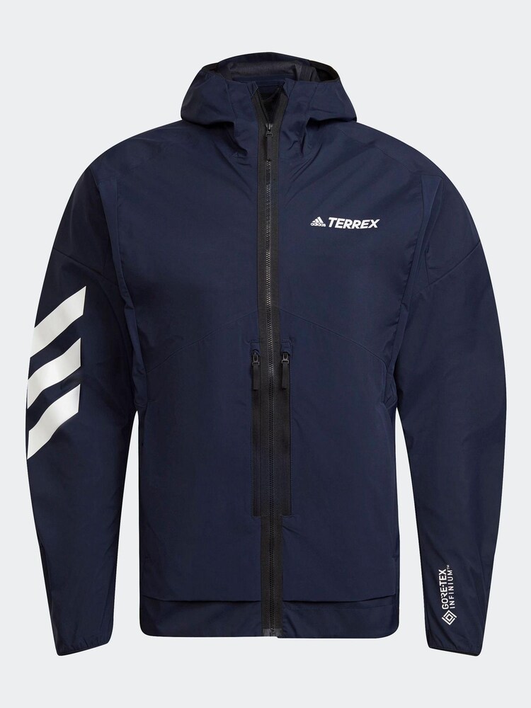 adidas Blue Terrex Skyclimb Gore Soft Shell Ski Touring Jacket - Image 7 of 7