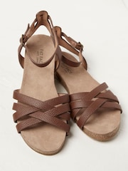 FatFace Brown Beth Sandals - Image 2 of 2